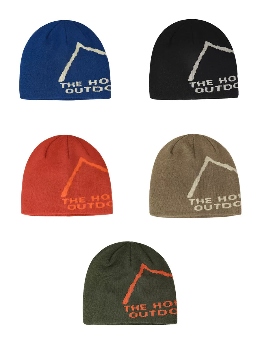 THE HOBOO Alphabet Jacquard Cold Knitted Hat