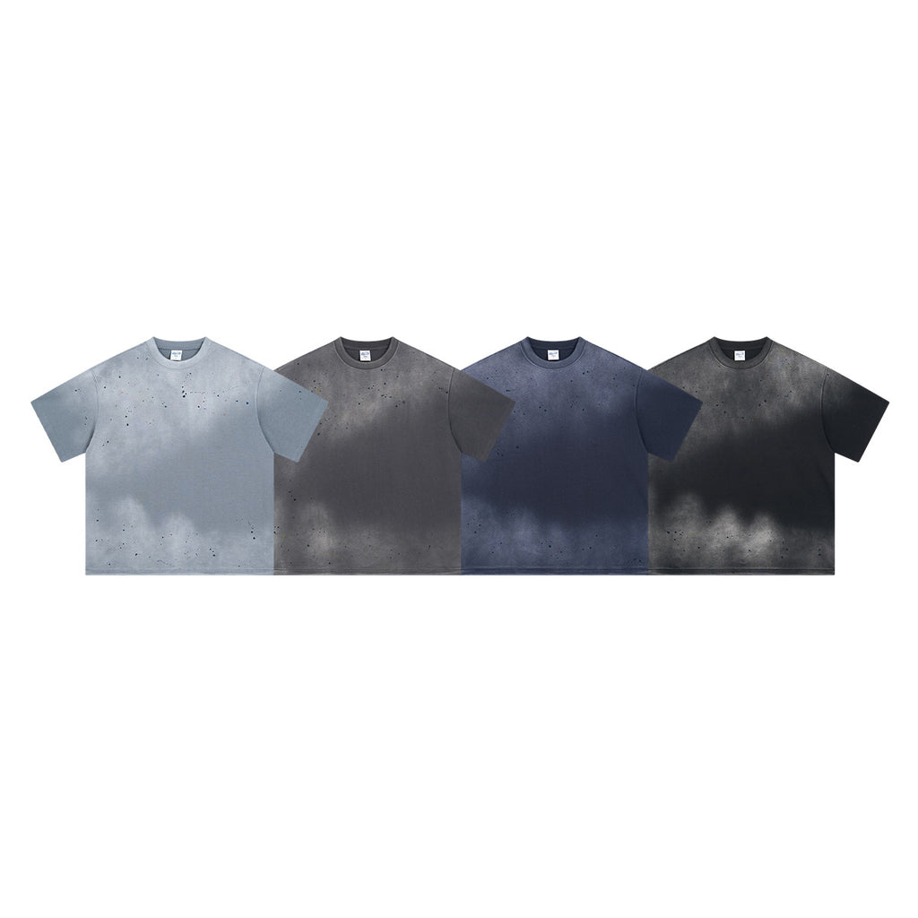 ARTIE Ink Spray Dyeing Old Washing Water Retro Tee