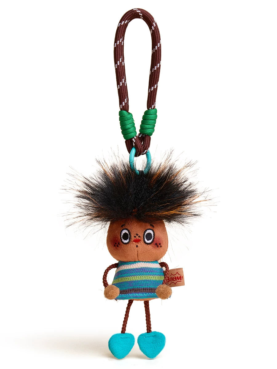 HAVEROSE Fuzzy Plush Keychain Bag Charm