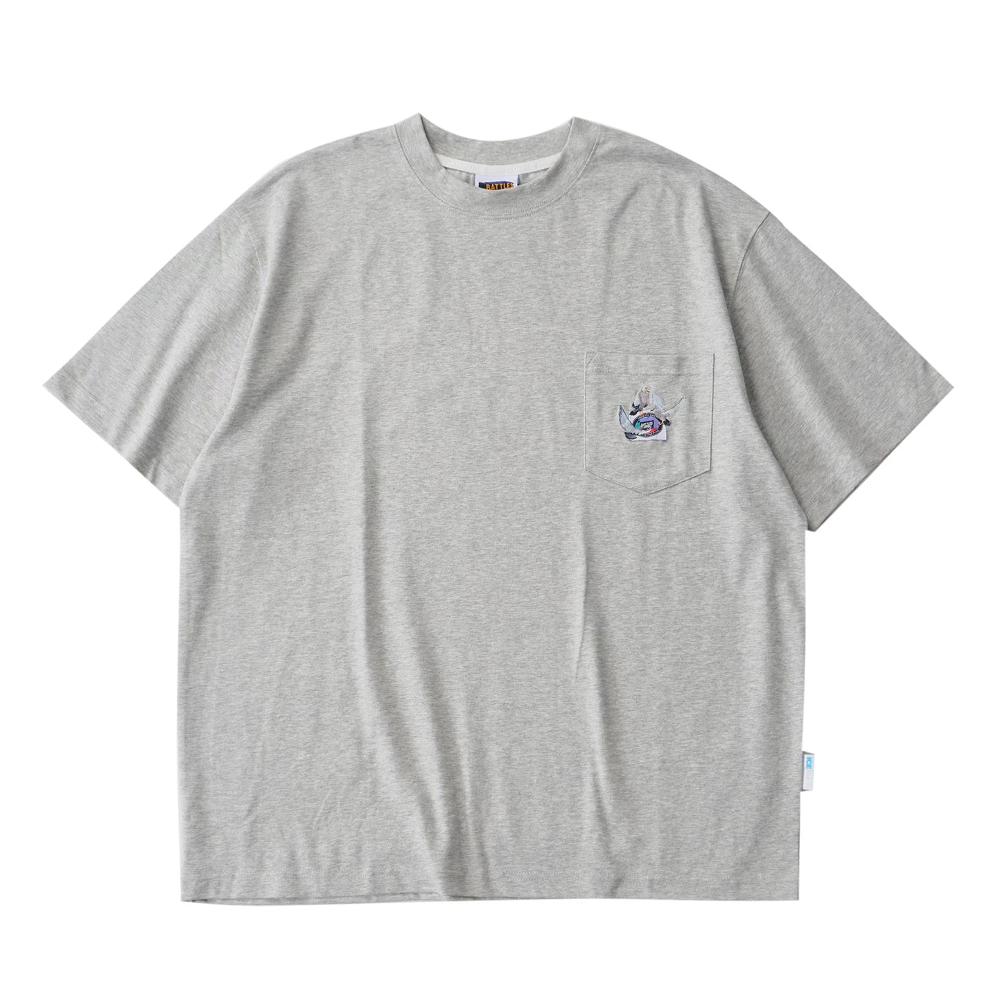 Battles Pocket Embroidered Cool-Touch Oversized Tee