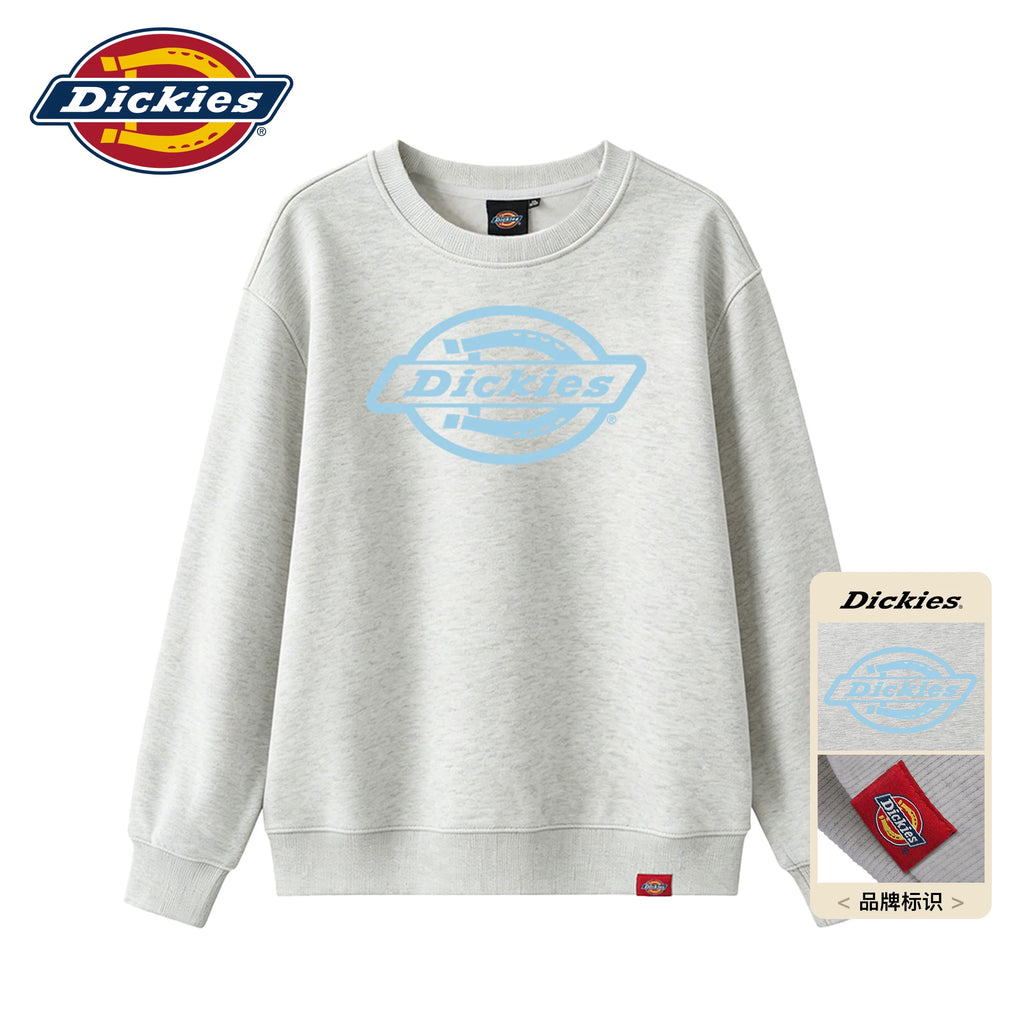 Dickies Logo Print Cotton Long-Sleeve Crewneck Sweatshirt