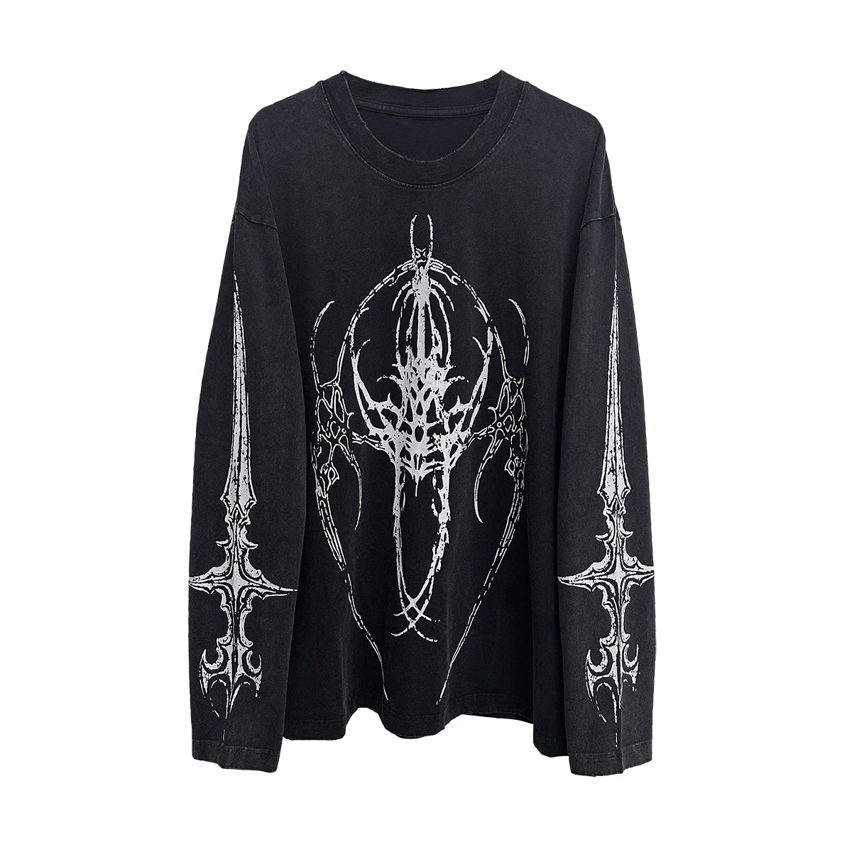 Wetbody Loose Wash Old T-shirt