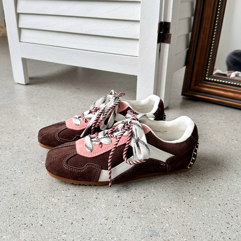Lidaren Produced Deconstructed Patchwork Lace-Up Sneaker