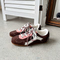 Lidaren Produced Deconstructed Patchwork Lace-Up Sneaker
