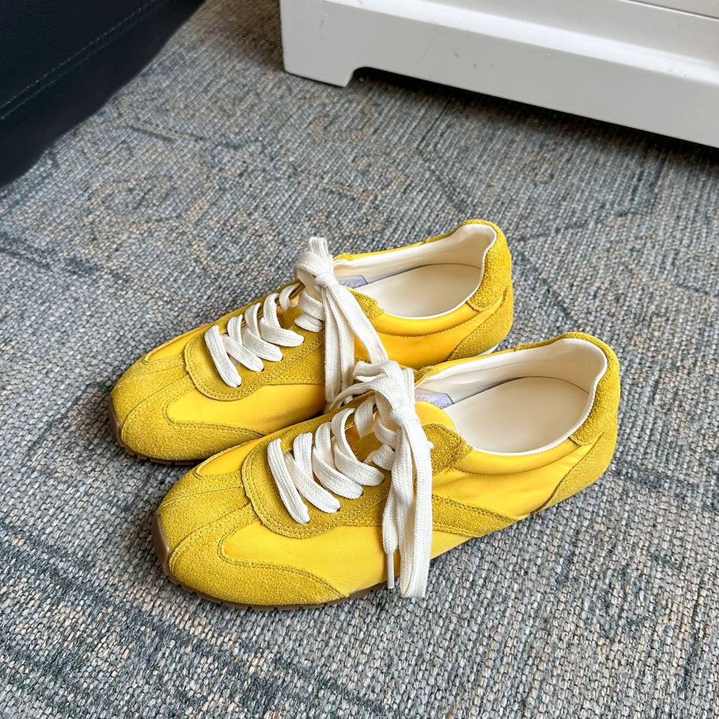 Lidaren Produced Suede Lace-Up Round-Toe Derby