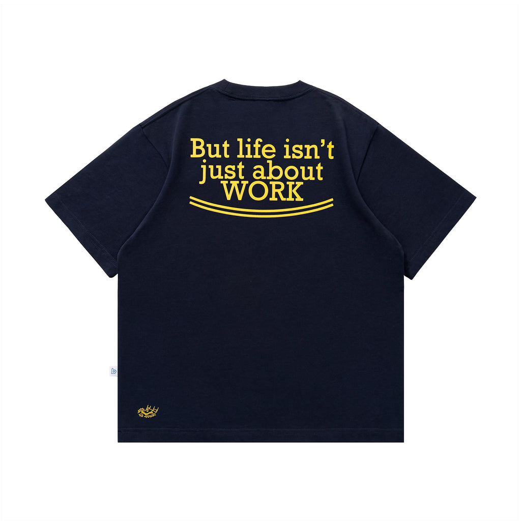 BENT IDEA Don't Wanna Work 260g Breathable Oversized Tee