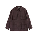 BUTTBILL Hunting Multi-Pocket Relaxed Utility Jacket