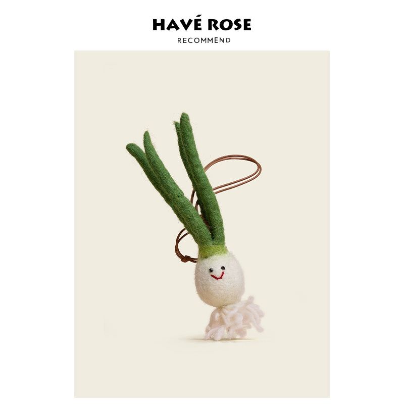 HAVEROSE Wool Felt Cute Doll