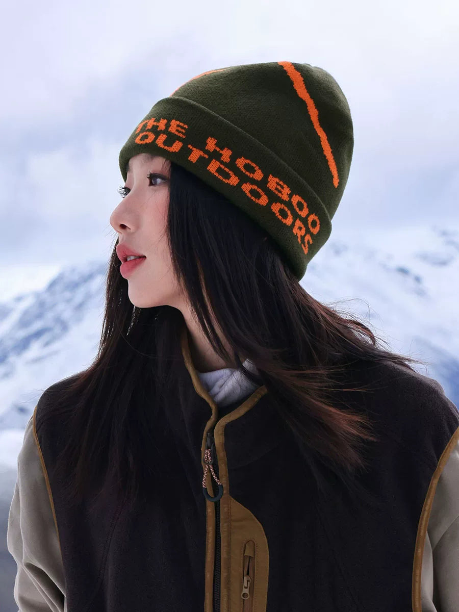 THE HOBOO Wool Knit Beanie Hat