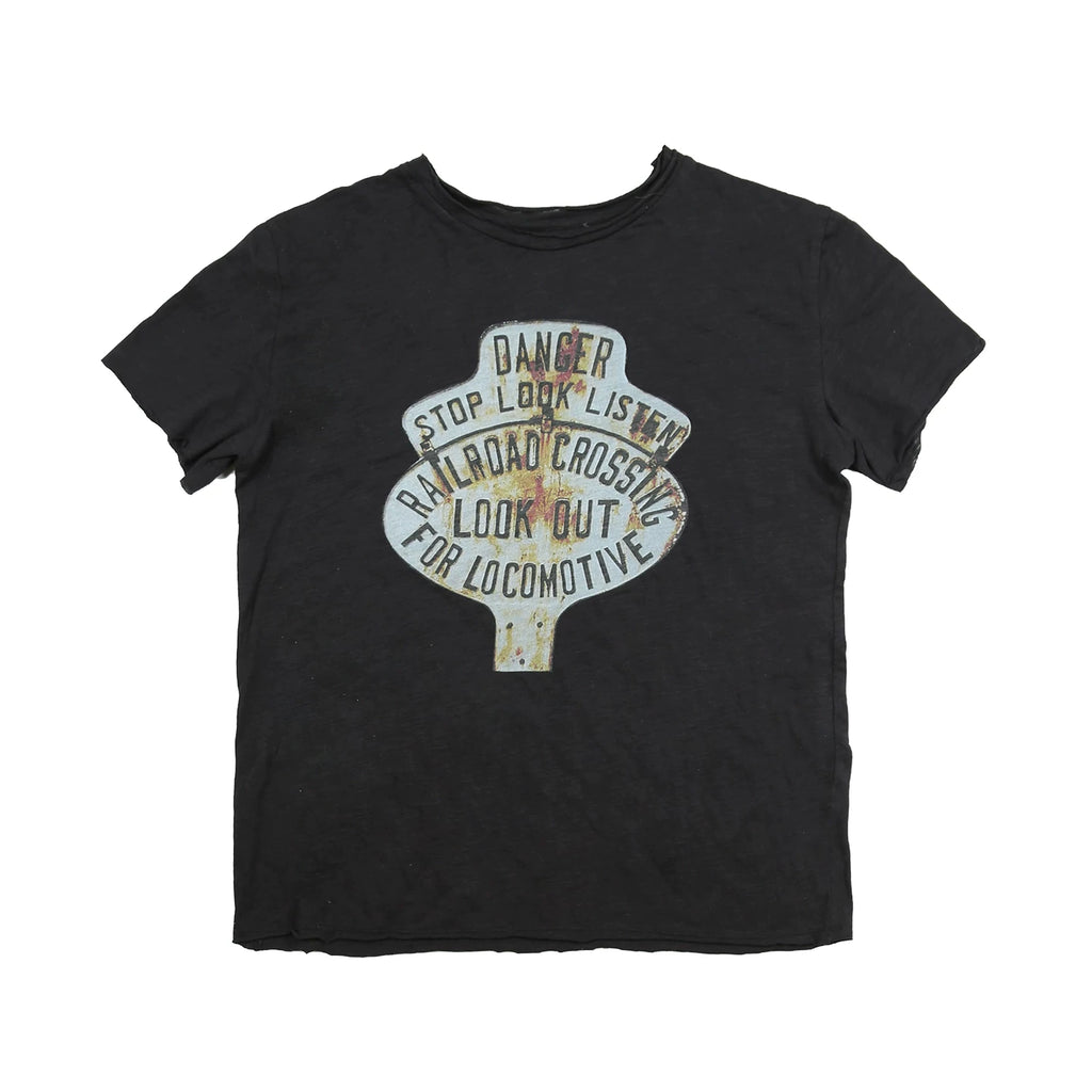 TREClub Vintage Anchor Print Casual Tee