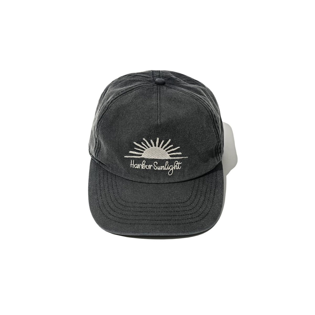PARTIMENTO Vintage Washed Cotton -Panel Baseball Cap