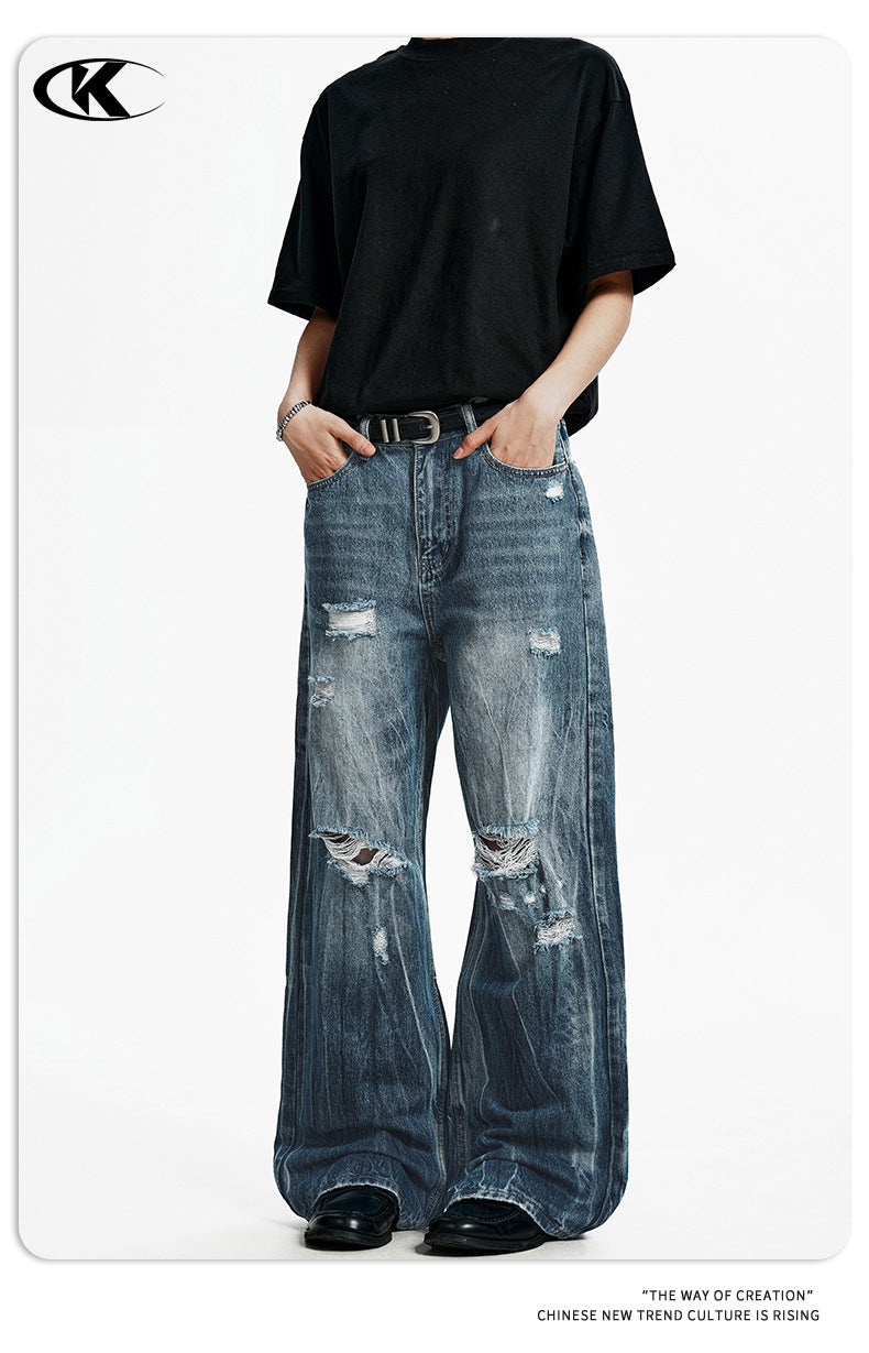 11KN American Vintage Ripped Jeans