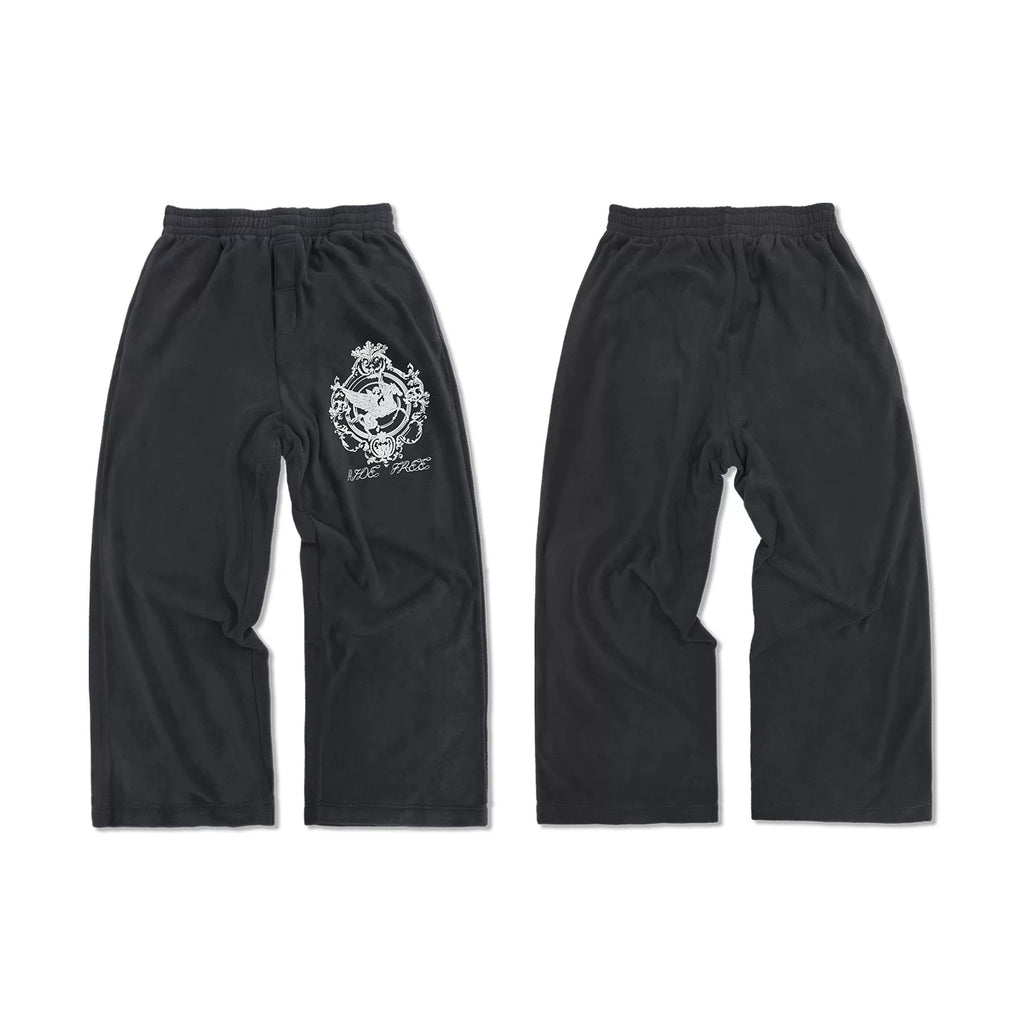 WANNA LAB Pegasus Print 260g Fleece Jogger Pants