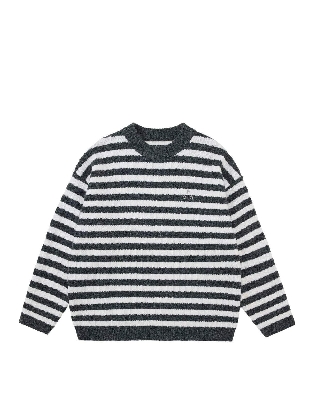 FPA Striped Crewneck Knit Sweater