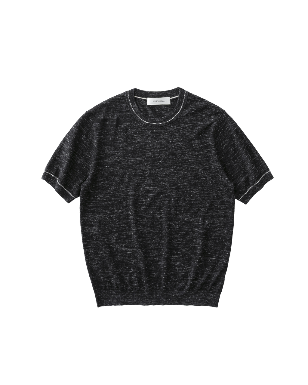 NONRADICAL Wool-Linen Raglan Sleeve Breathable Relaxed Knit Tee