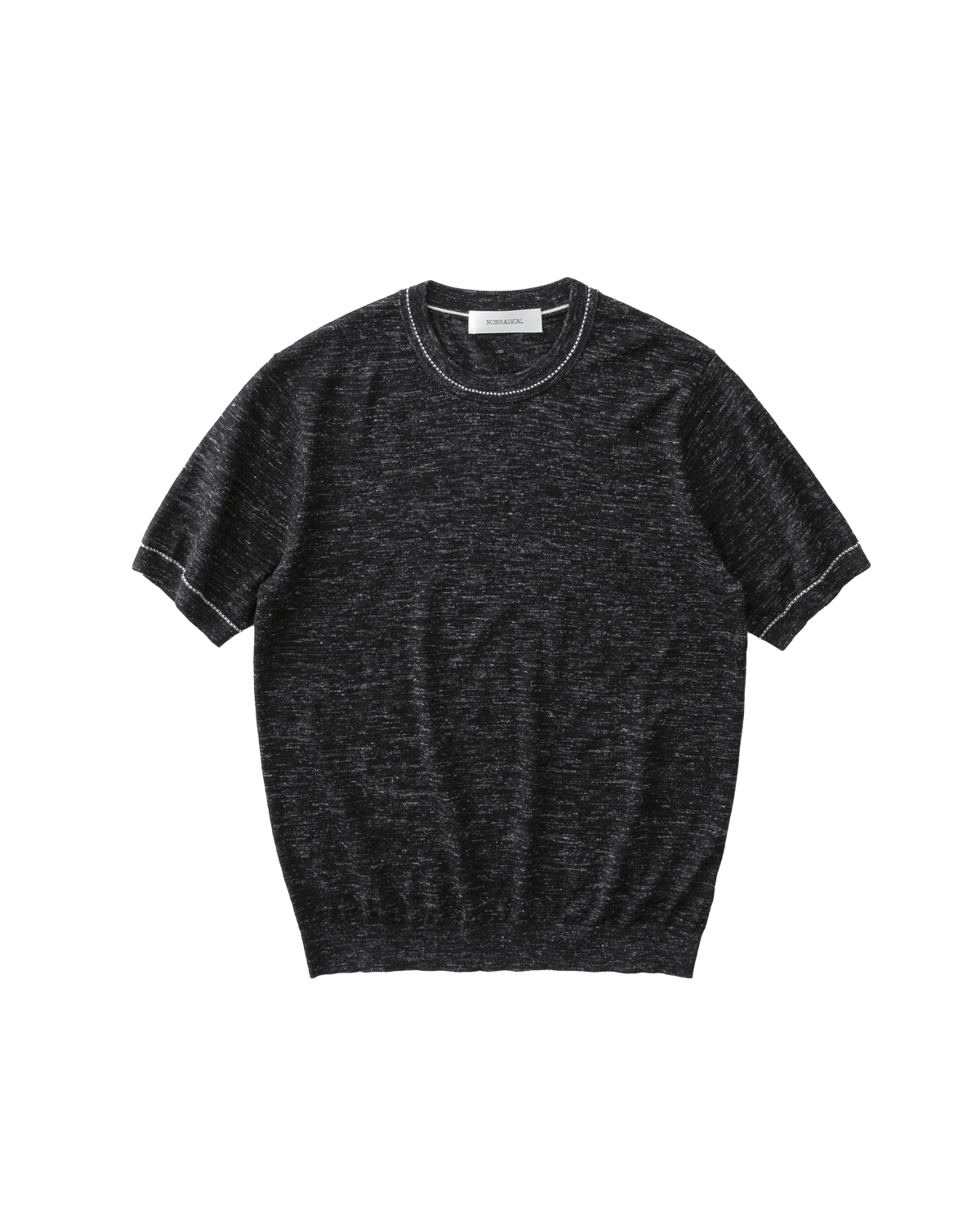 NONRADICAL Wool-Linen Raglan Sleeve Breathable Relaxed Knit Tee