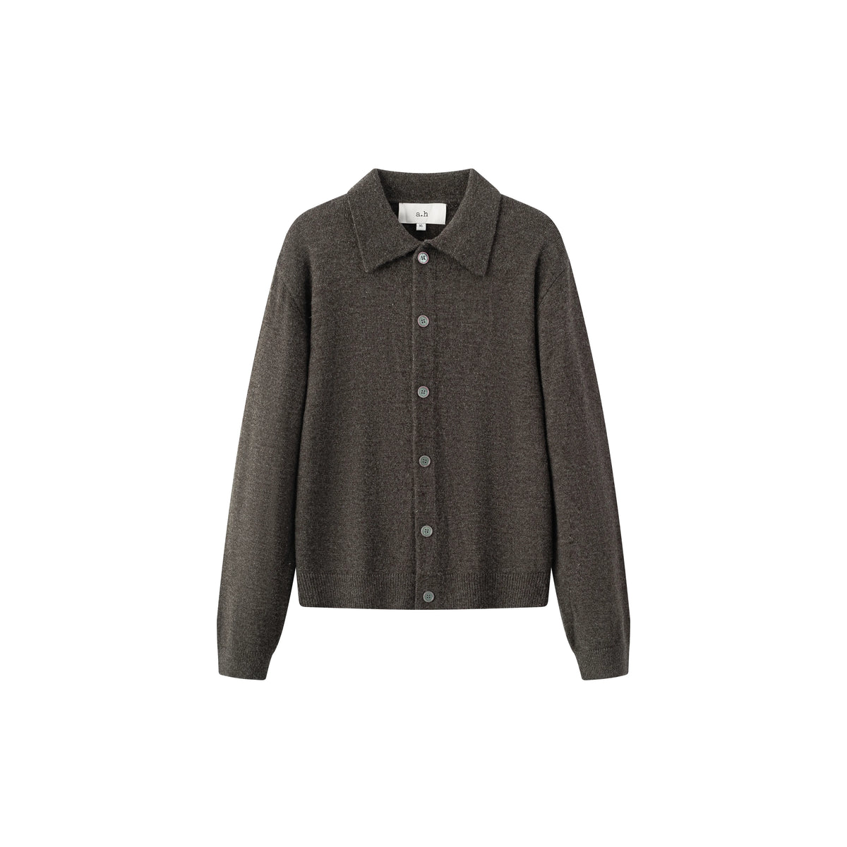 Anniehall Cropped Anti-Pilling Wool-Blend Notch-Lapel Cardigan