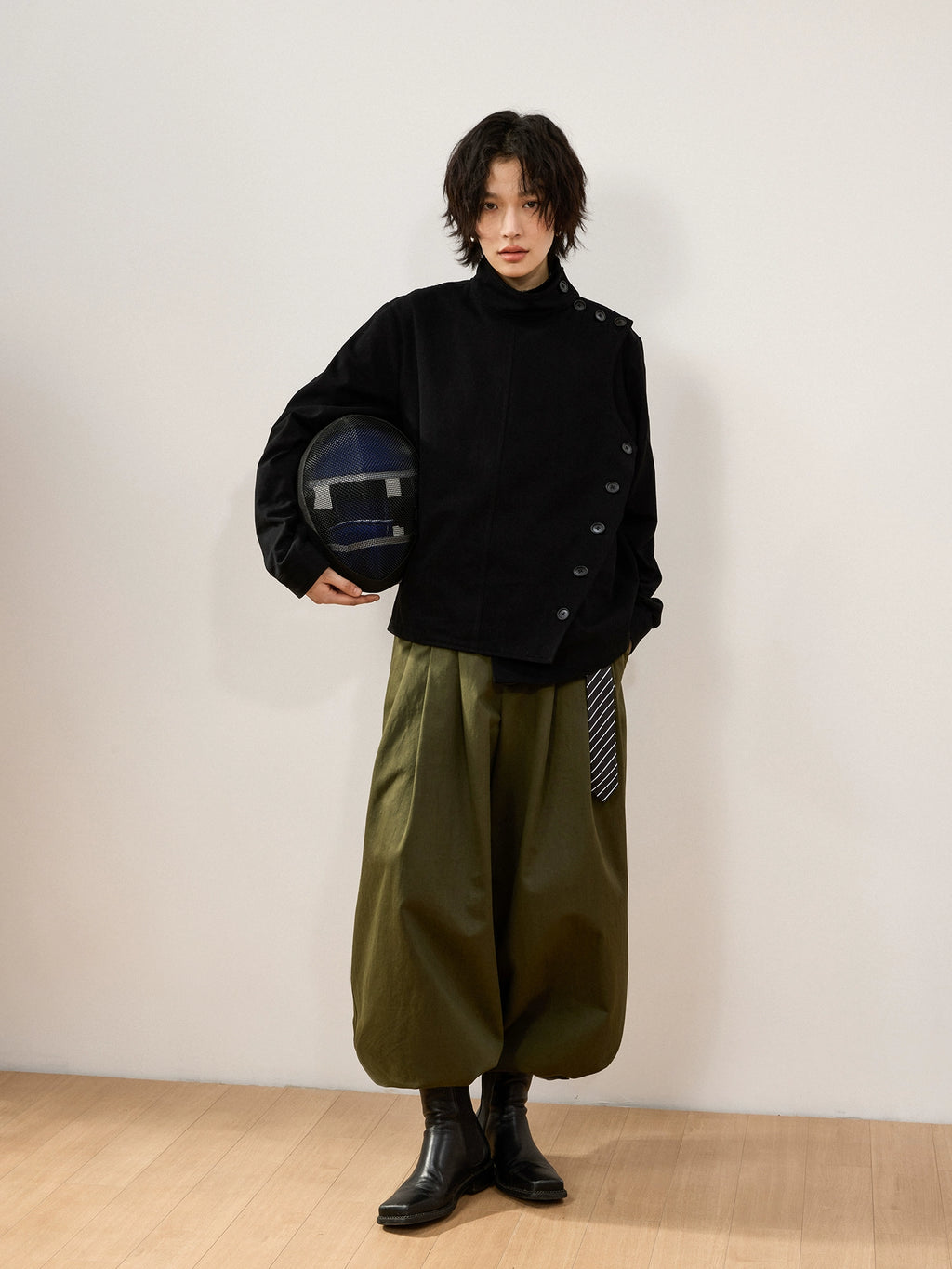 Sameuoo Vintage Irregular Design Jacket