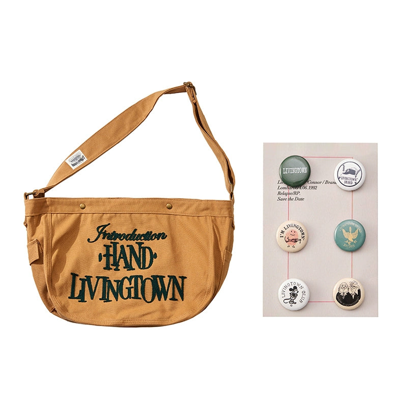 LivingTown Vintage Large Capacity Commuter Japanese Casual Canvas Bag