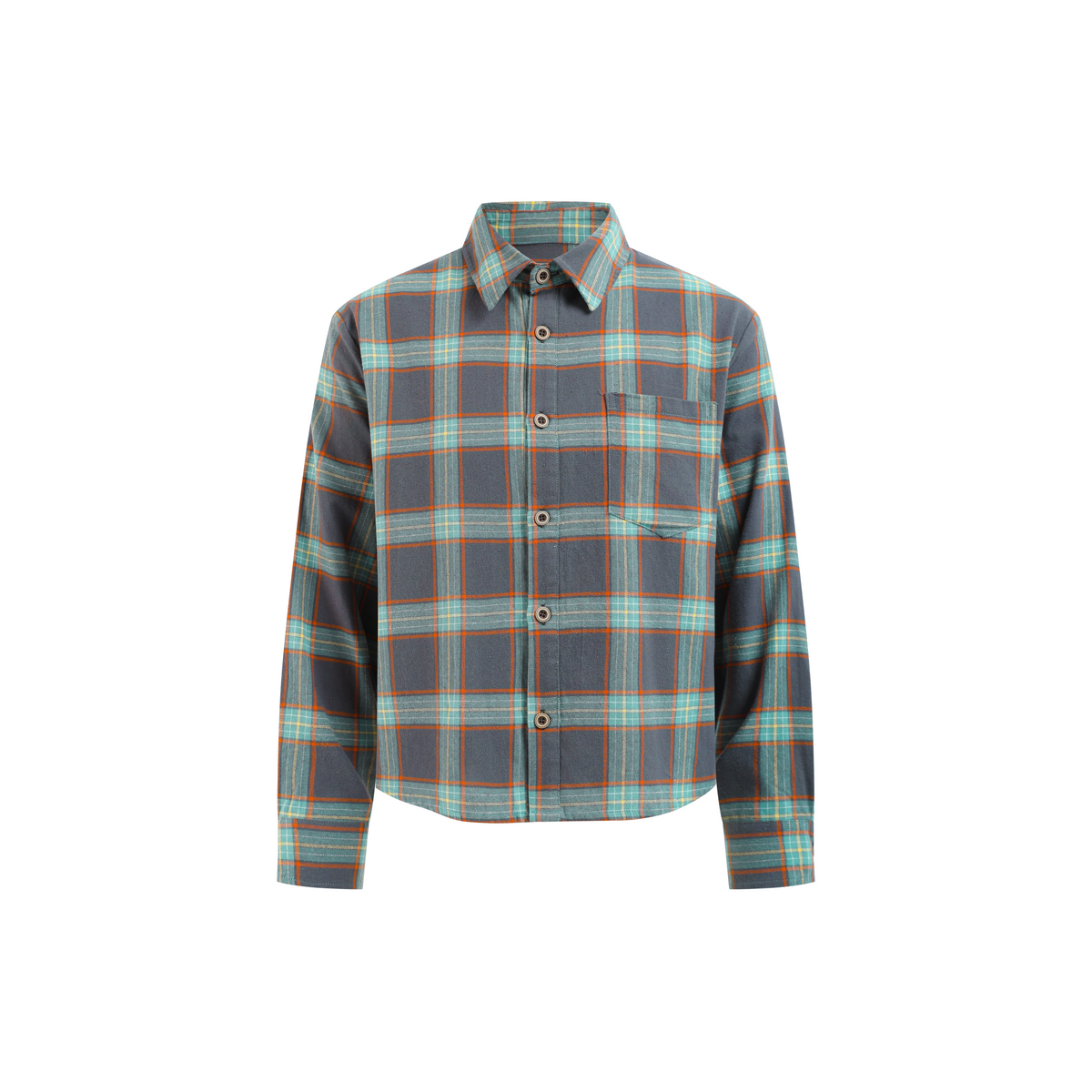 MANUSCRIPT Lake Green Plaid Flannel Shirt