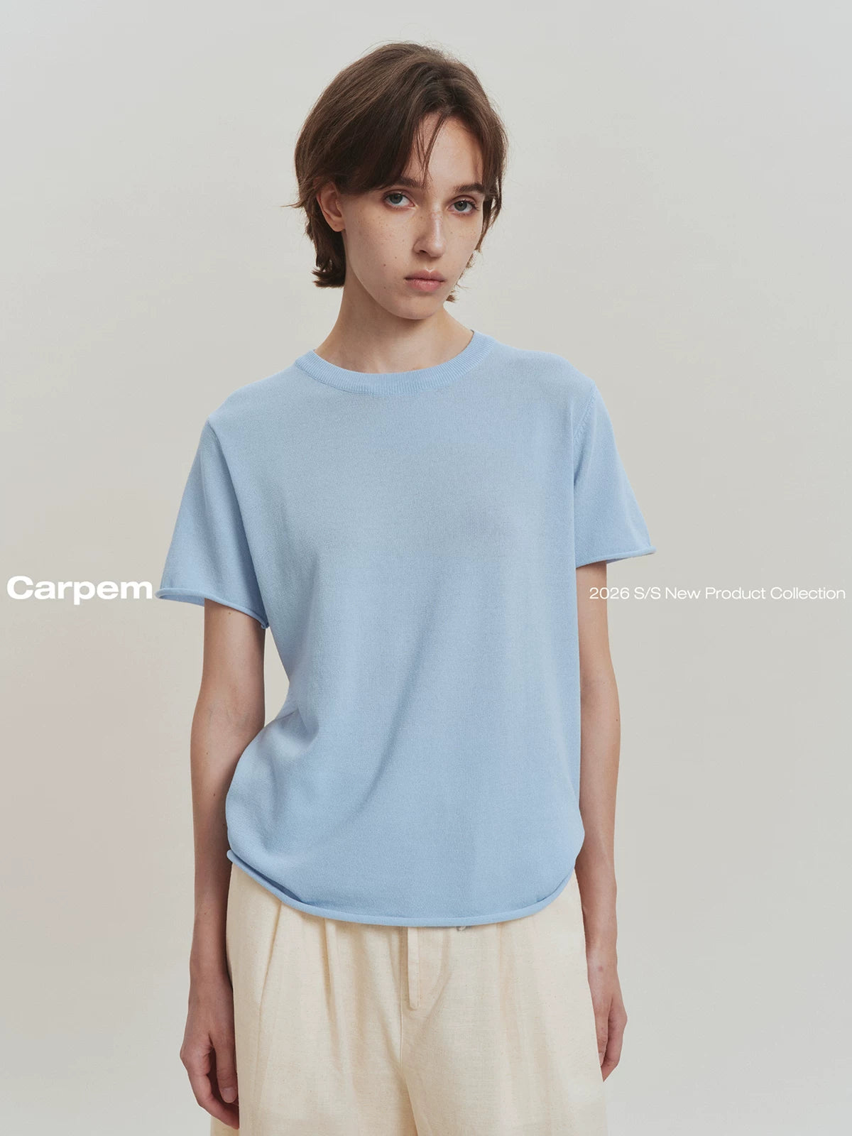 CARPEM Cropped Knit Tee