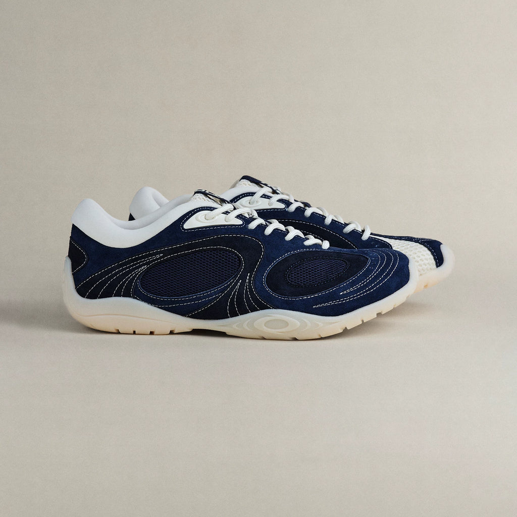 OLD ORDER Blue Kyanite Mesh Lace-Up Sneaker