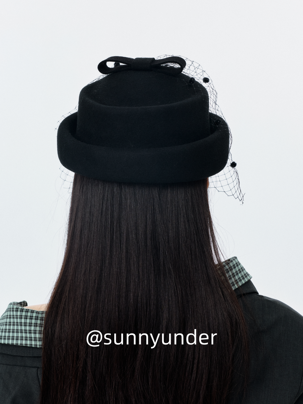 Sunnyunder Mesh Yarn Versatile Woolen Woolen Pot Hat