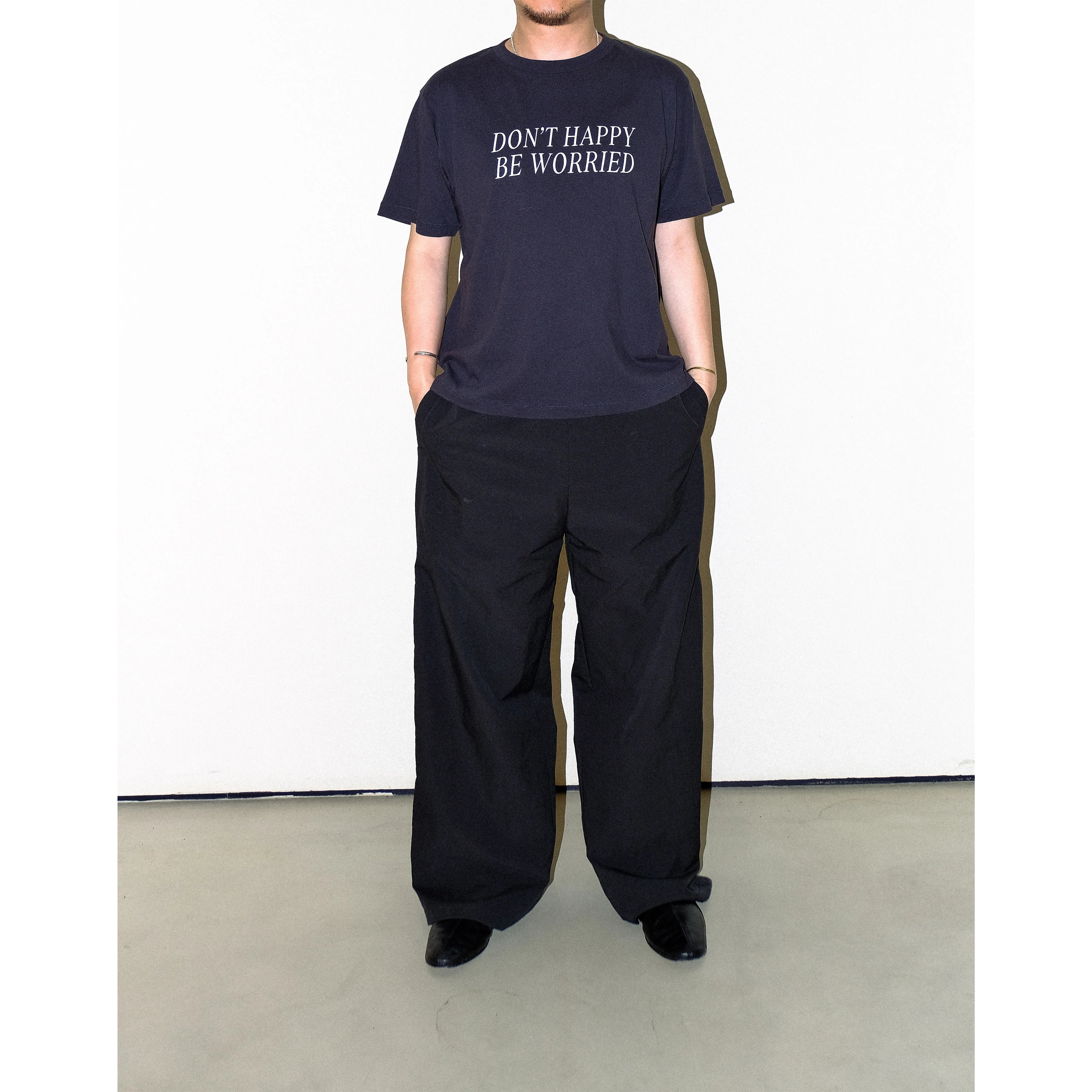 Anniehall don't happy be worried Breathable Oversized Tee