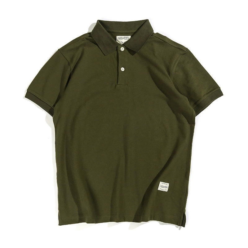 PrintAce Vintage Lapel POLO Shirt