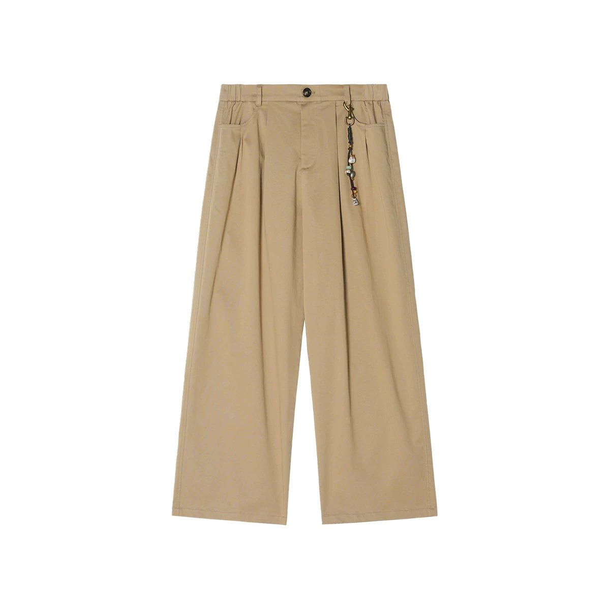 Unvesno Lyocell Blend Slim Straight Trousers