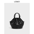 LOSEA Oriental Aesthetic Vegetable Basket Tote Bag