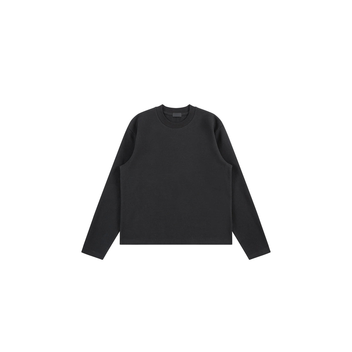 PLUS NO LOGO Thermal Brushed Fleece Relaxed Long-Sleeve Tee
