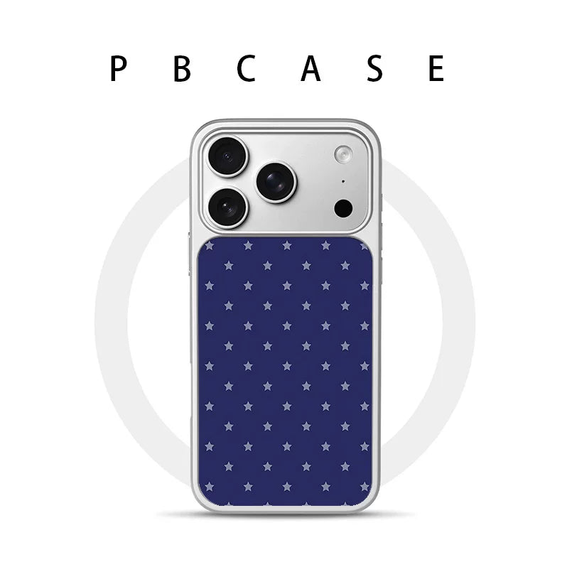 PBCASE Magnetic Frosted Glass Minimalist Phone Case