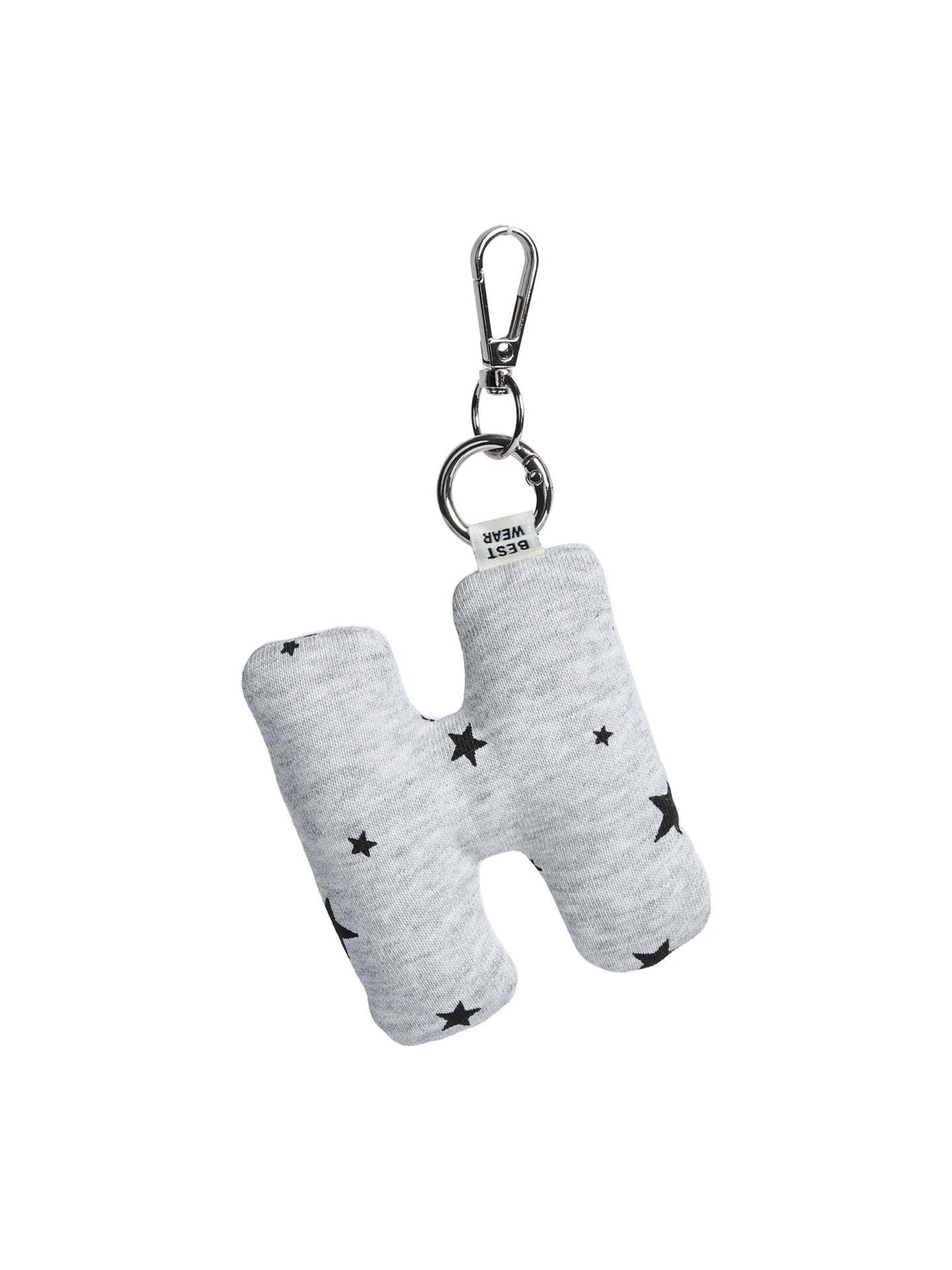 Unique blue Faux Leather Letter Pendant Backpack Charm