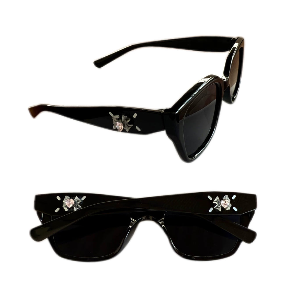 Salty gummy Cat-Eye Sunglasses 40g UV-Protection Slimming Effect