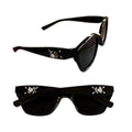 Salty gummy Cat-Eye Sunglasses 40g UV-Protection Slimming Effect