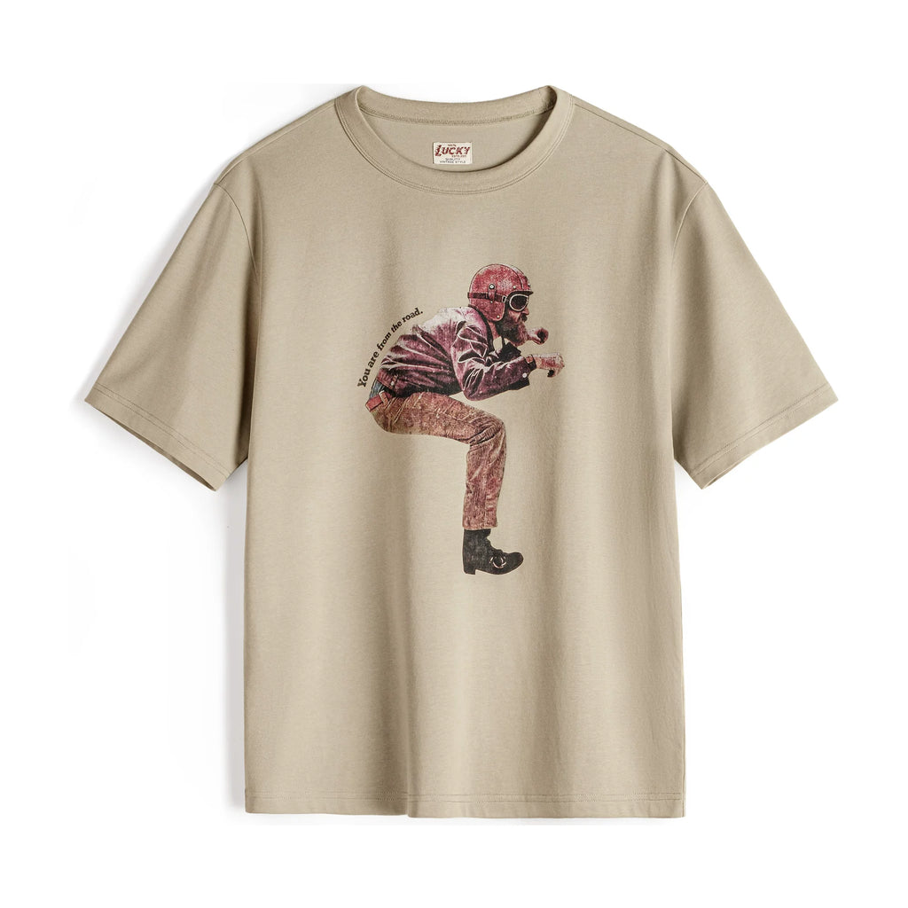 MADEN American Retro Motorcycle 260g Breathable Loose Tee