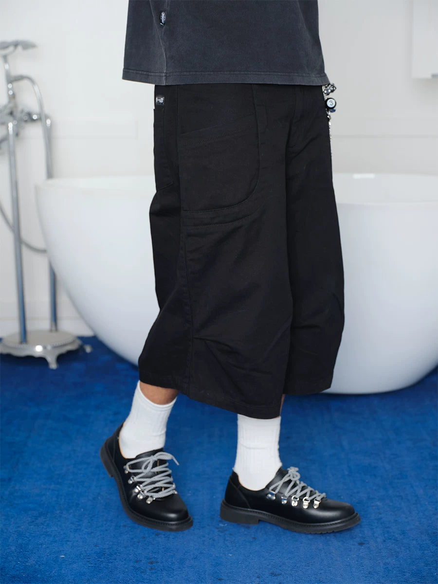 COMICTREE Camo Breathable Loose Straight-Leg Shorts