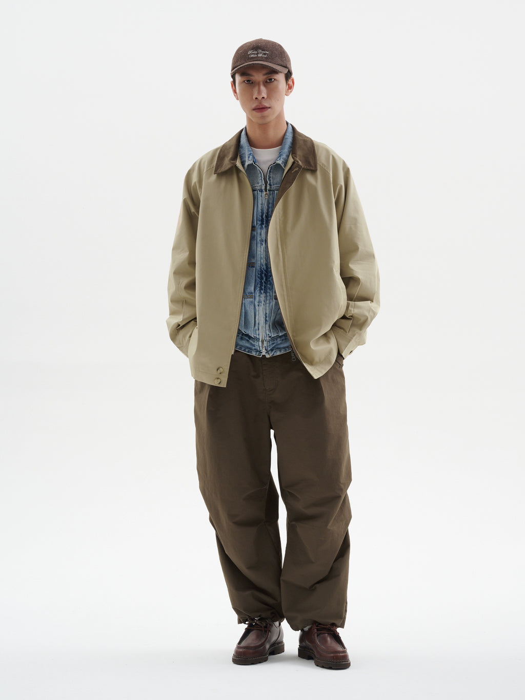 BUTTBILL 120g Water-Resistant Nylon Straight-Leg Flight Pants