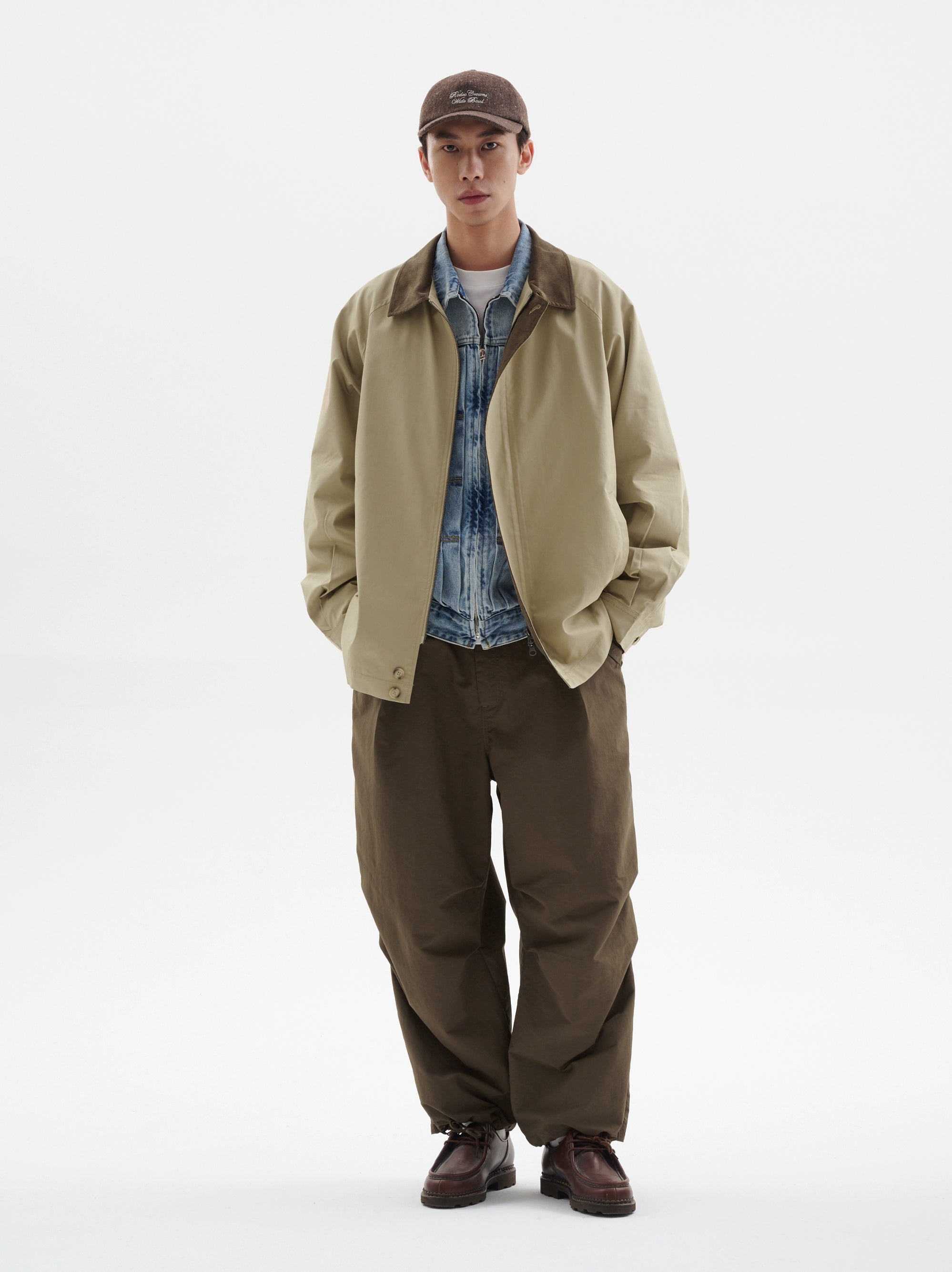 BUTTBILL 120g Water-Resistant Nylon Straight-Leg Flight Pants