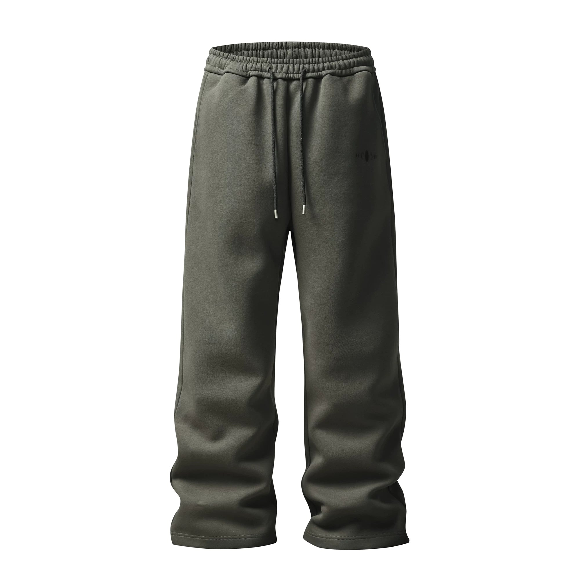KARMANISTIC Vintage Loose Wide Leg Embroidered Sweatpants Set