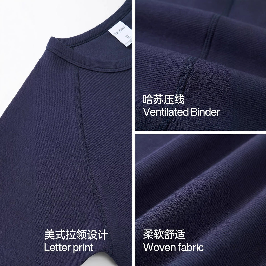 Inflation 270G Stretch Slim Navy Tee