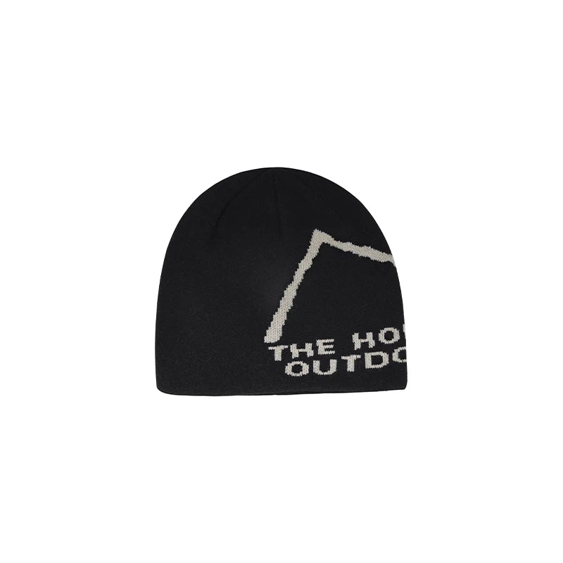 THE HOBOO Alphabet Jacquard Cold Knitted Hat