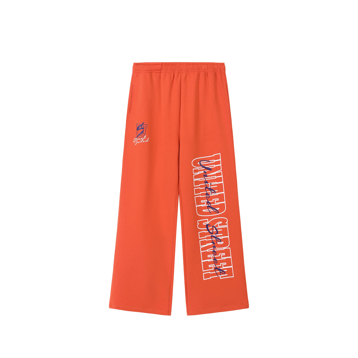 UNITED STREETZ US Letter 400g Breathable Loose Straight-Leg Sweatpants