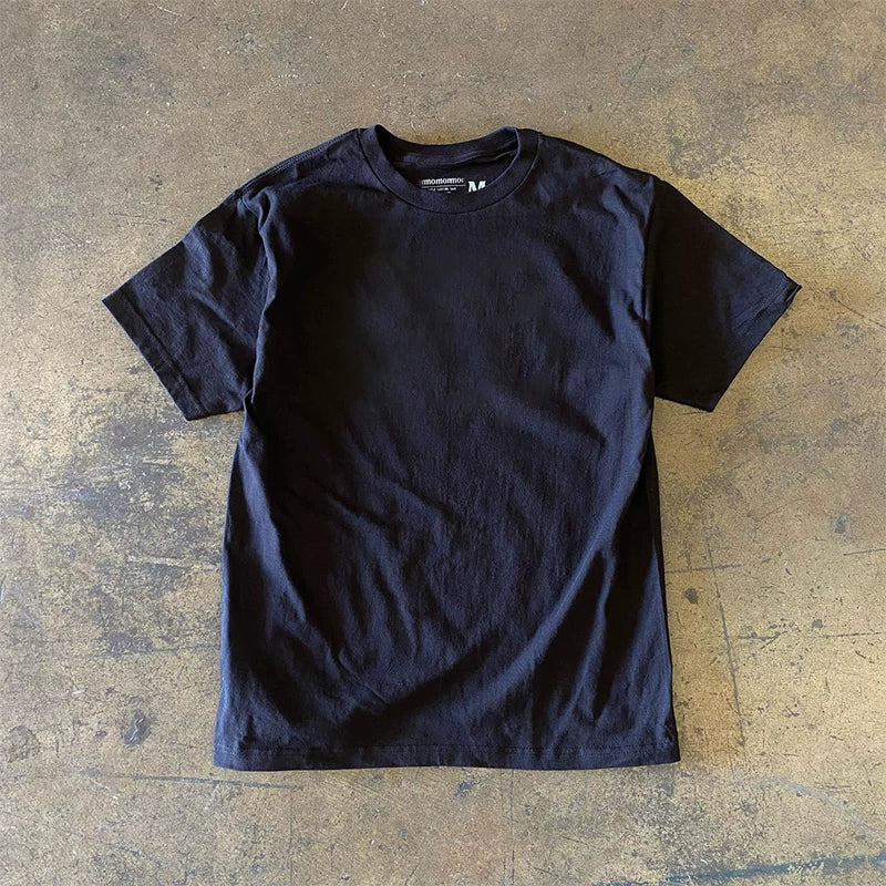 UPUPXIA Loose Casual Round Neck Tee