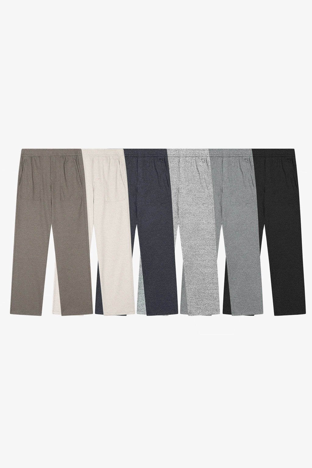 NO LOGO Loose Straight Sweatpants