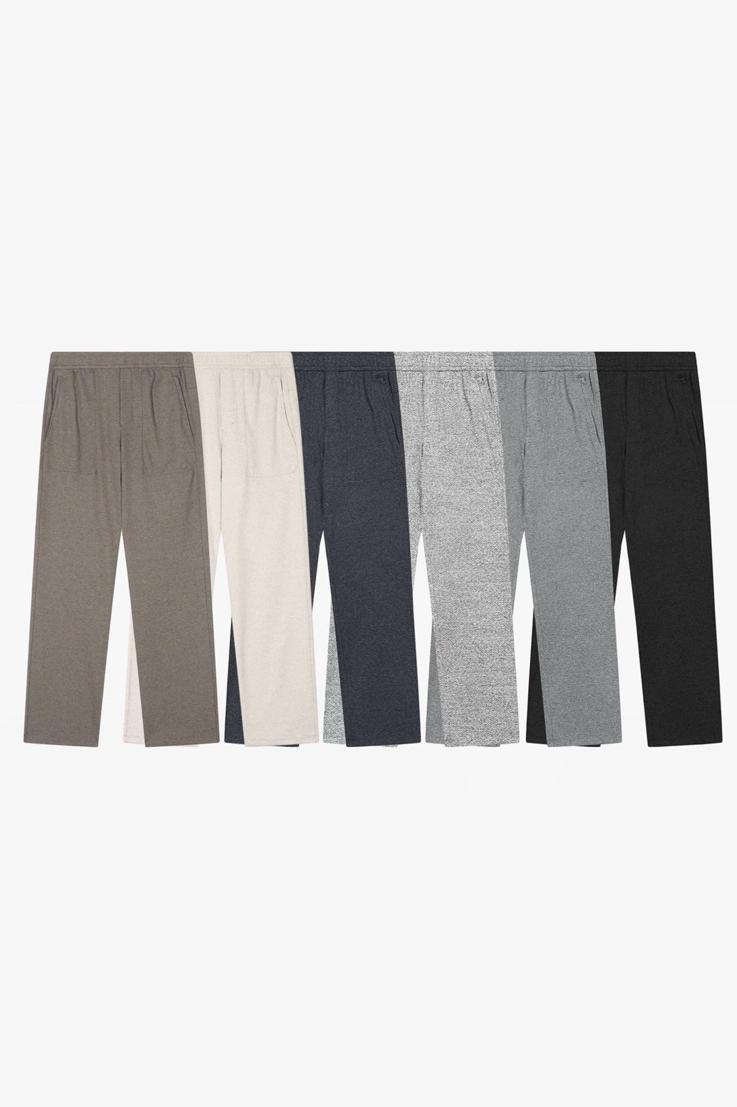 NO LOGO Loose Straight Sweatpants
