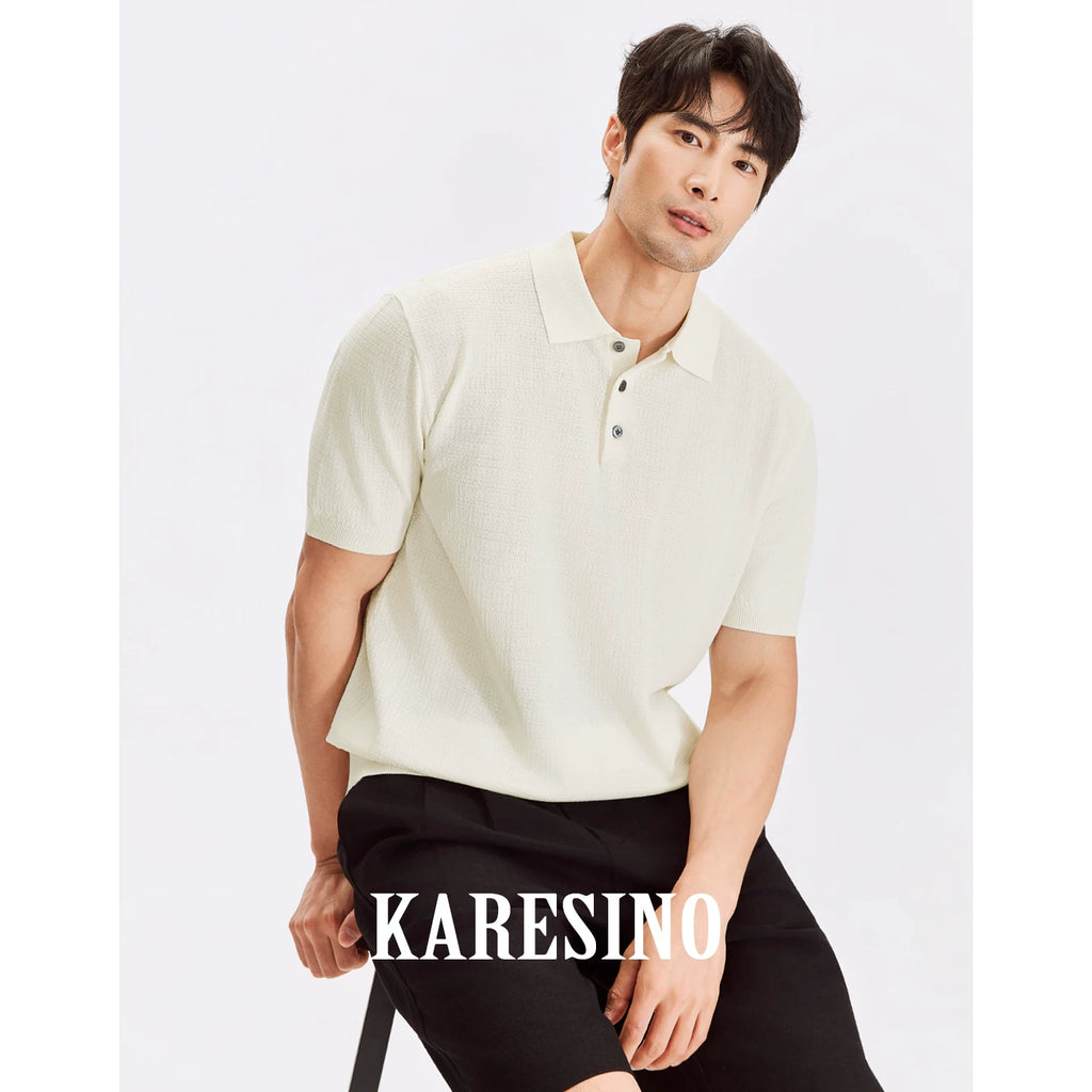 KARESINO 100% Lyocell Breathable Polo Shirt