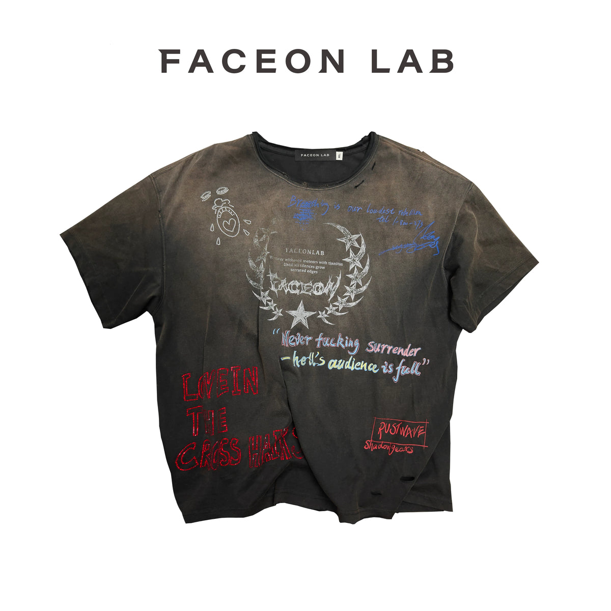 FACEON LAB Post-Punk 260g Breathable Relaxed Tee