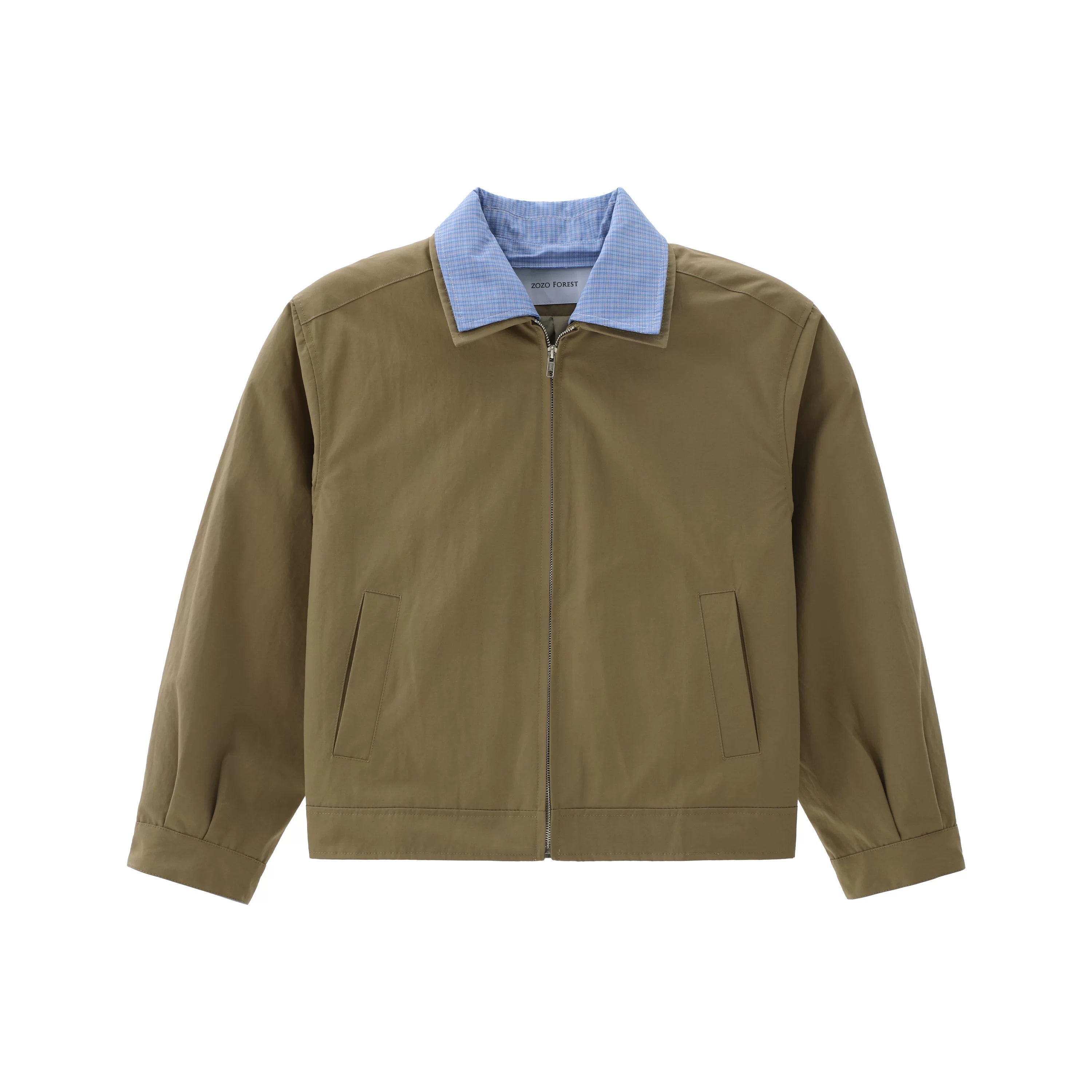 ZOZOFOREST Replacement "Old Money Plaid Splicing Jacket